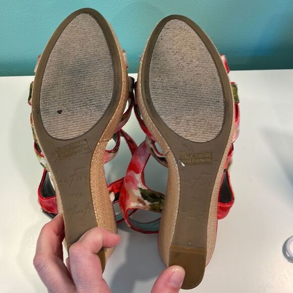 Marc Fisher 4” Espadrilles MFGLEENA Size 7.5 - Picture 6 of 11